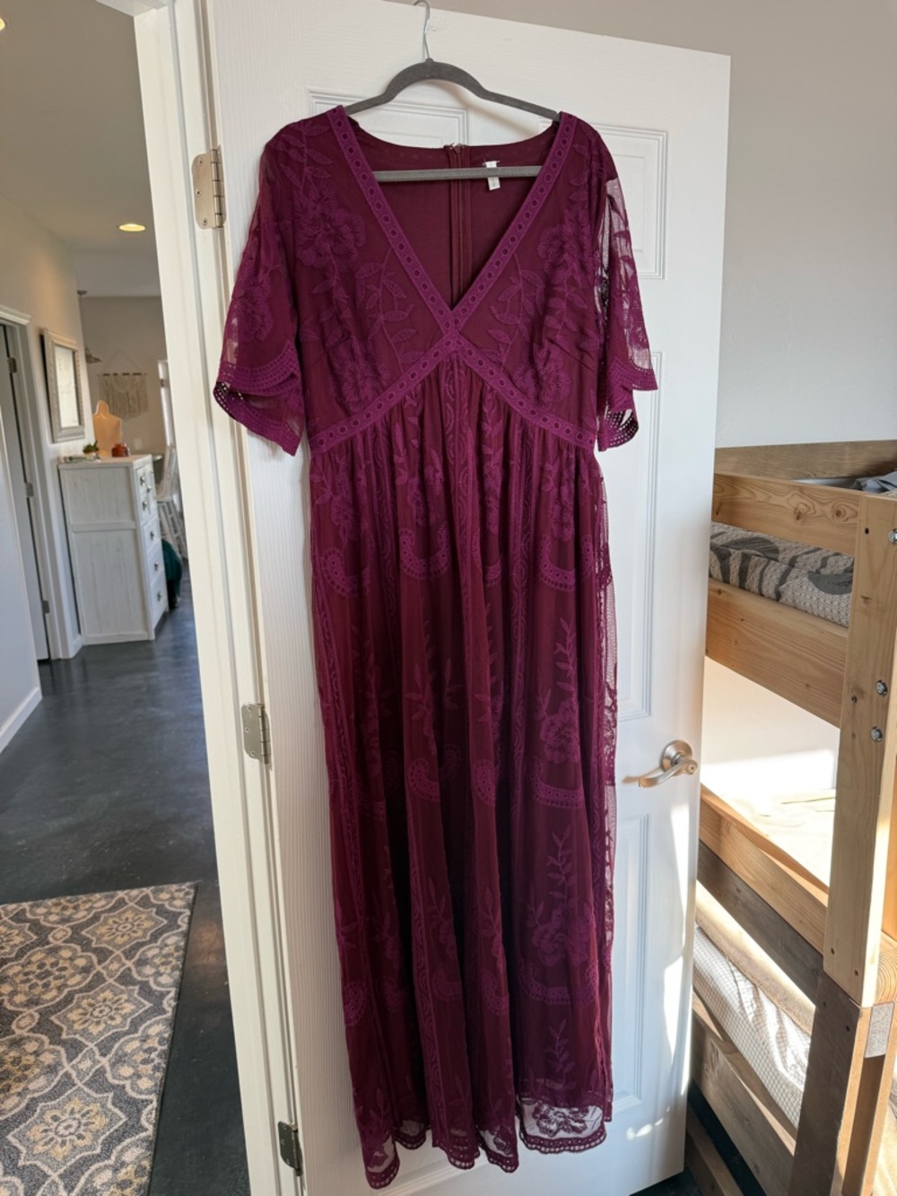 Pinkblush Lace Maxi Dress